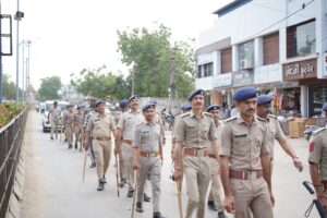 ભચાઉ શહેરમાં શાંતિપૂર્ણ અને સુમેળભર્યું વાતાવરણ જળવાઈ રહે તે માટે પોલીસ તંત્ર દ્વારા આગોતરૂ આયોજન..