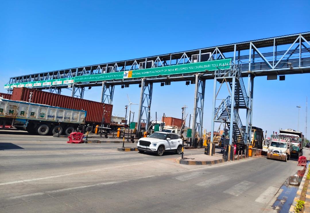 સુરજબારી ટોલ પ્લાઝા પર સુધારેલા ઓવરલોડ વસૂલાત નિયમોનો અમલ...